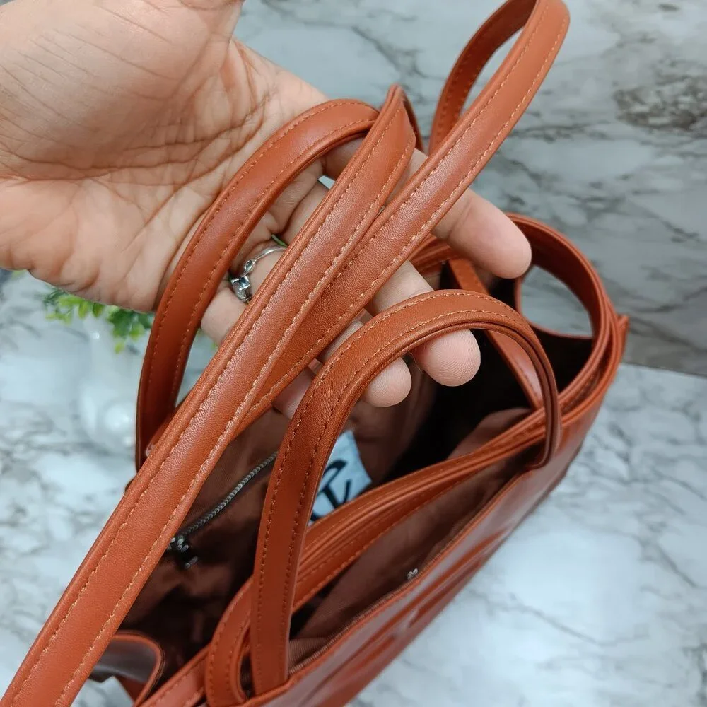 Telfar Medium Shopping Bag- Tan - Picture 7 of 10